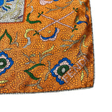 Fendi Silk Multicolor Textured Abstract Scarf