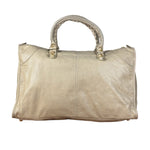 Balenciaga Beige Leather Large Classic City Bag