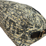 Chanel Black/Beige Tweed Clover Hobo Shoulder Bag '05-'06