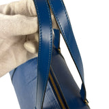 Louis Vuitton Blue Epi Soufflot Handbag
