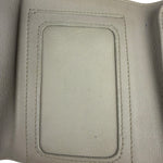 Loewe Muted Slate Blue Leather Monogram Debossed Anagram Wallet