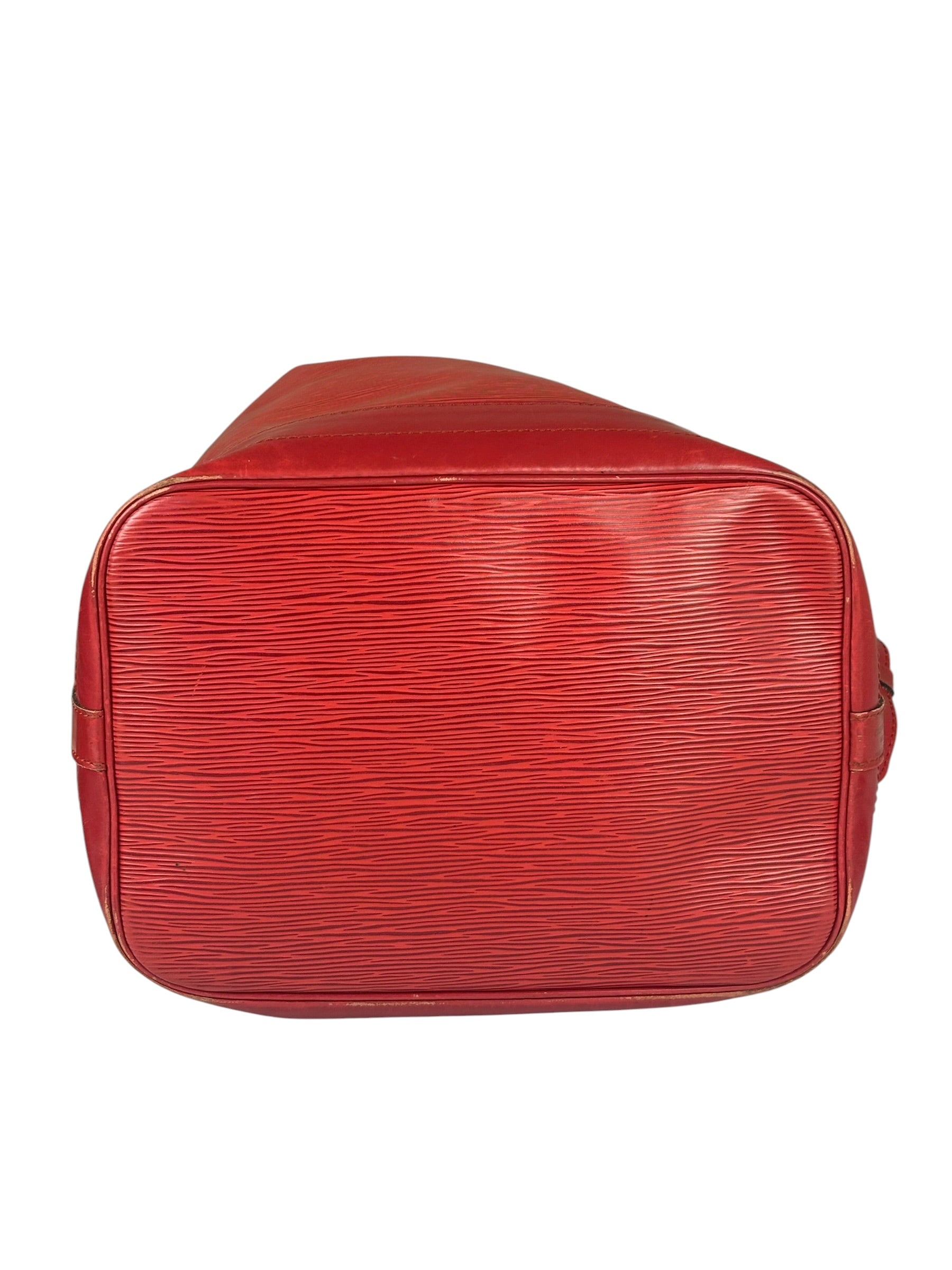 Louis Vuitton Red Epi Leather Noe Bucket Bag MM