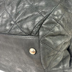 Chanel Grey Iridescent Quilted Leather Chic Bowling Shoulder Bag 2010