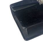 Gucci Black Velvet/Leather Trim Dionysus Super Mini Shoulder Bag