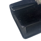 Gucci Black Velvet/Leather Trim Dionysus Super Mini Shoulder Bag