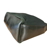 Prada Shoulder Bag Green Canvas Strap