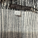 Bottega Veneta Black/White Stripped Button-Down Dress