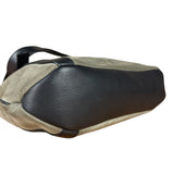 Loewe Suede Anagram Shoulder Tote Olive