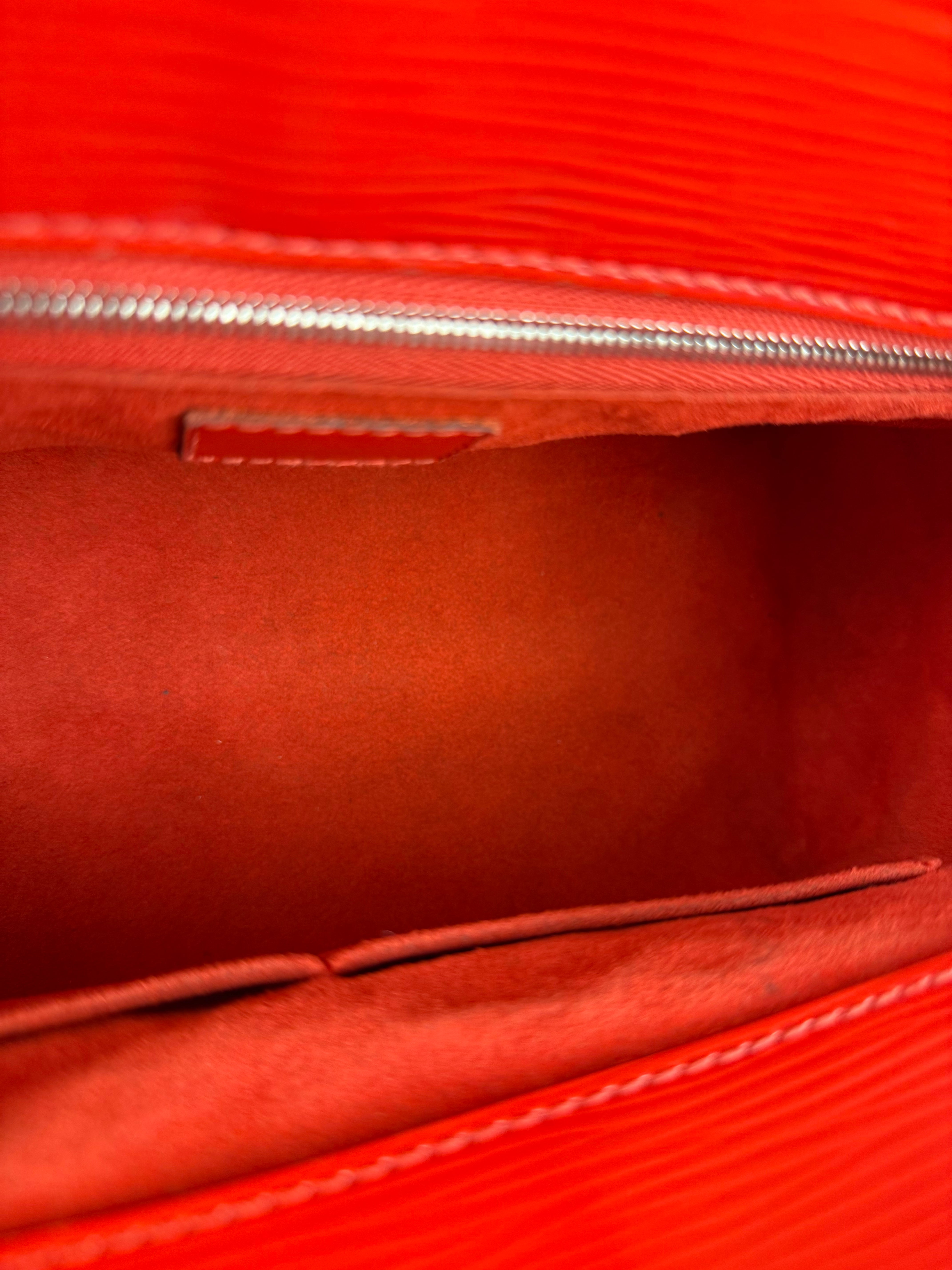 Louis Vuitton Red Epi Marly BB Handbag (No Strap)