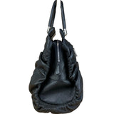Christian Dior Karenina Leather Handbag Black