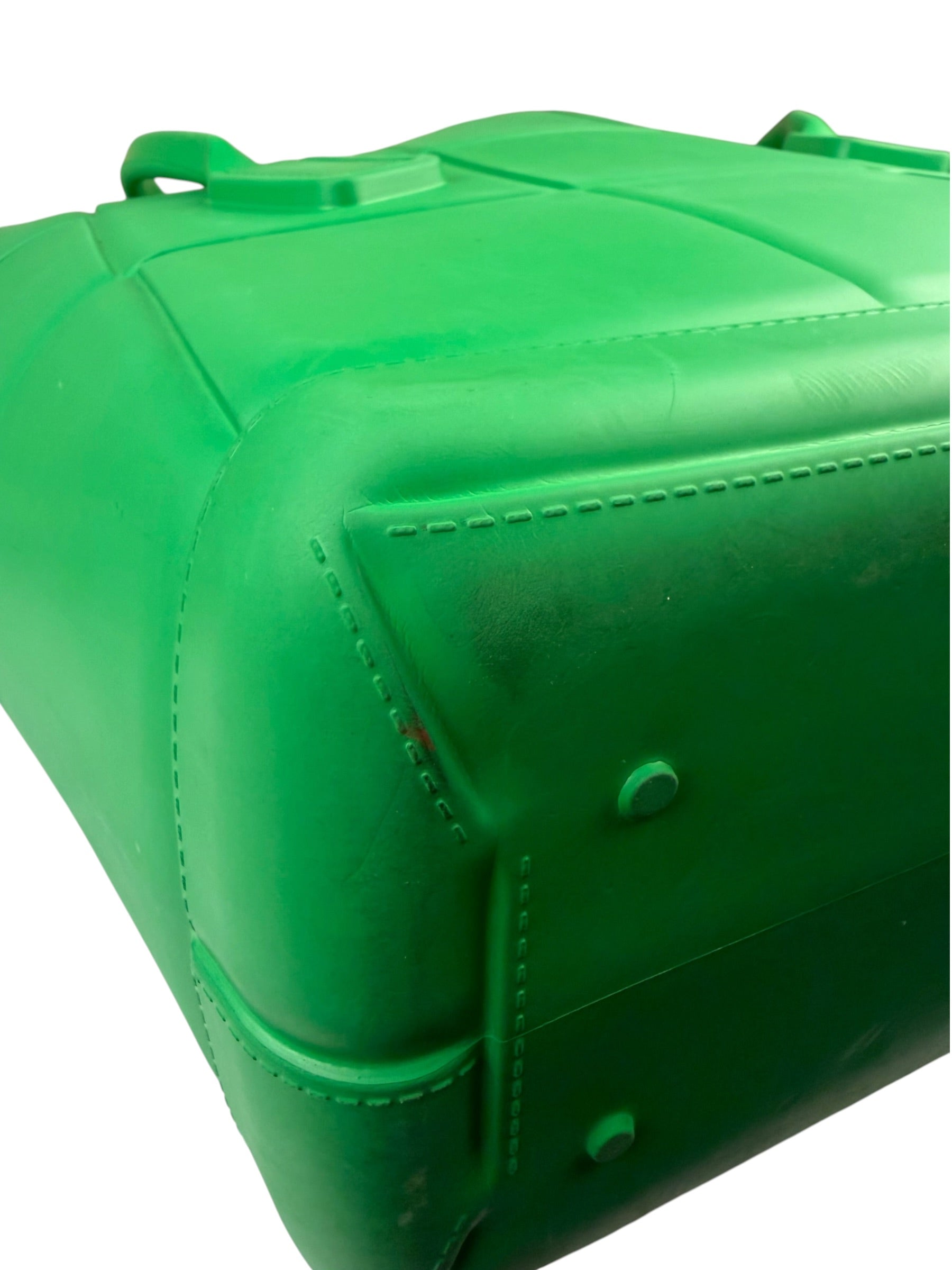 Bottega Veneta Green Acro Large Rubber Tote