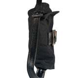 Fendi Black Nylon Mamma Baguette Handbag