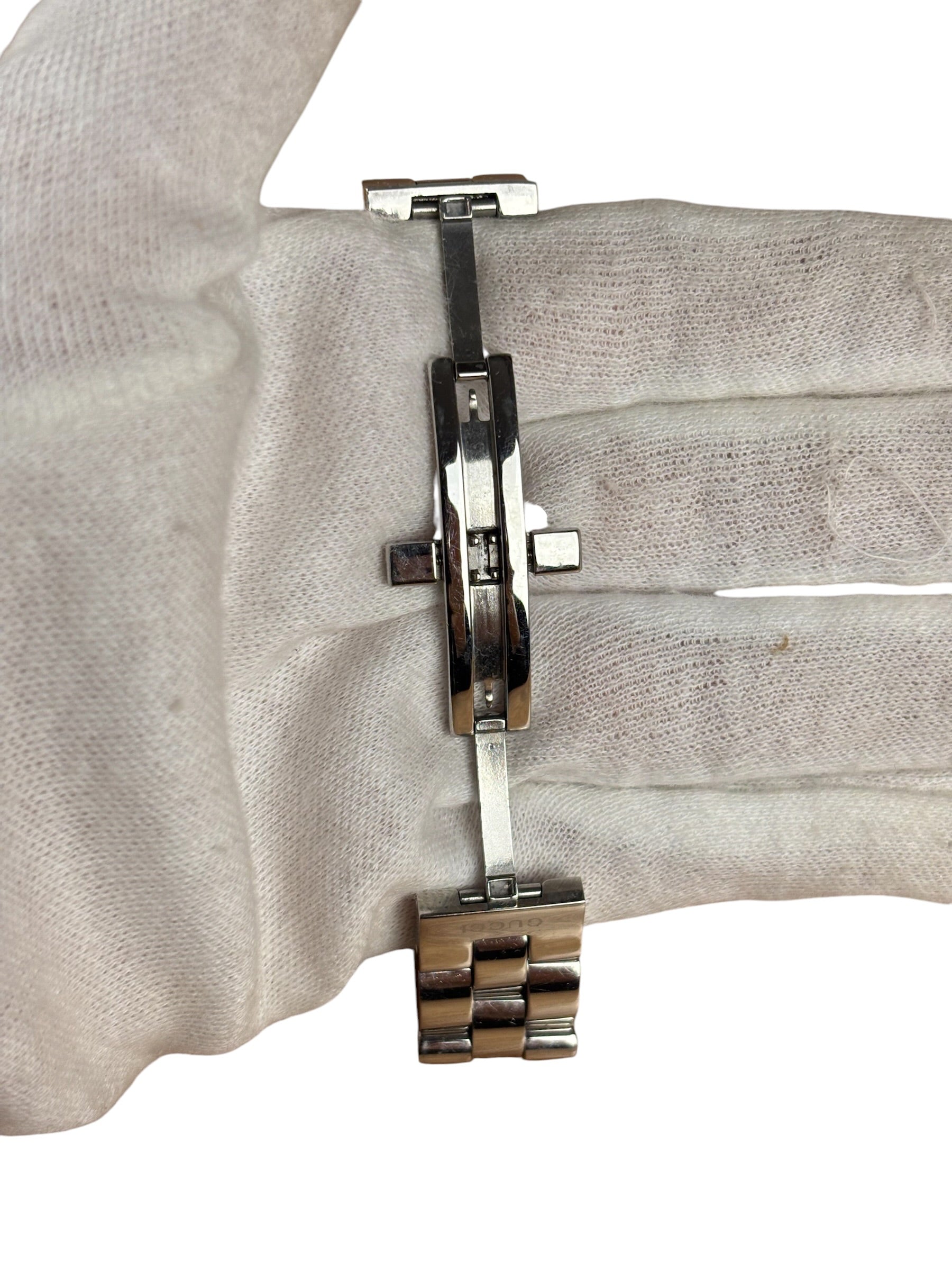 Gucci 2305L Black Dial Stainless Chain Band