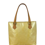 Louis Vuitton Yellow Vernis Houston Tote MM