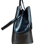 Fendi Black Patent Leather 2Jours Handbag
