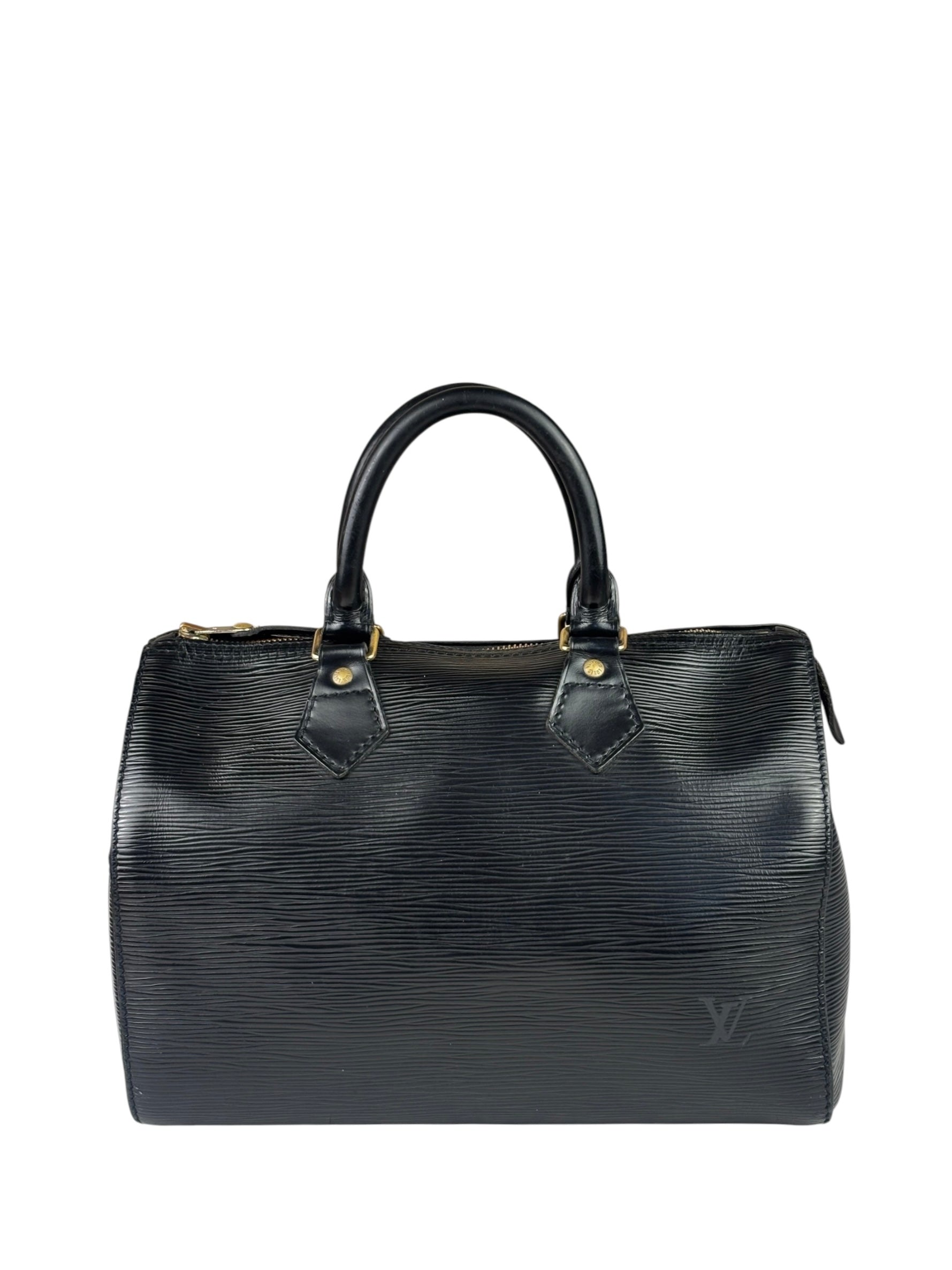 Louis Vuitton Black Epi Leather 25
