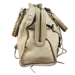 Balenciaga Vintage Almond Beige Leather Small City Two-Way Bag