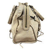 Balenciaga Vintage Almond Beige Leather Small City Two-Way Bag