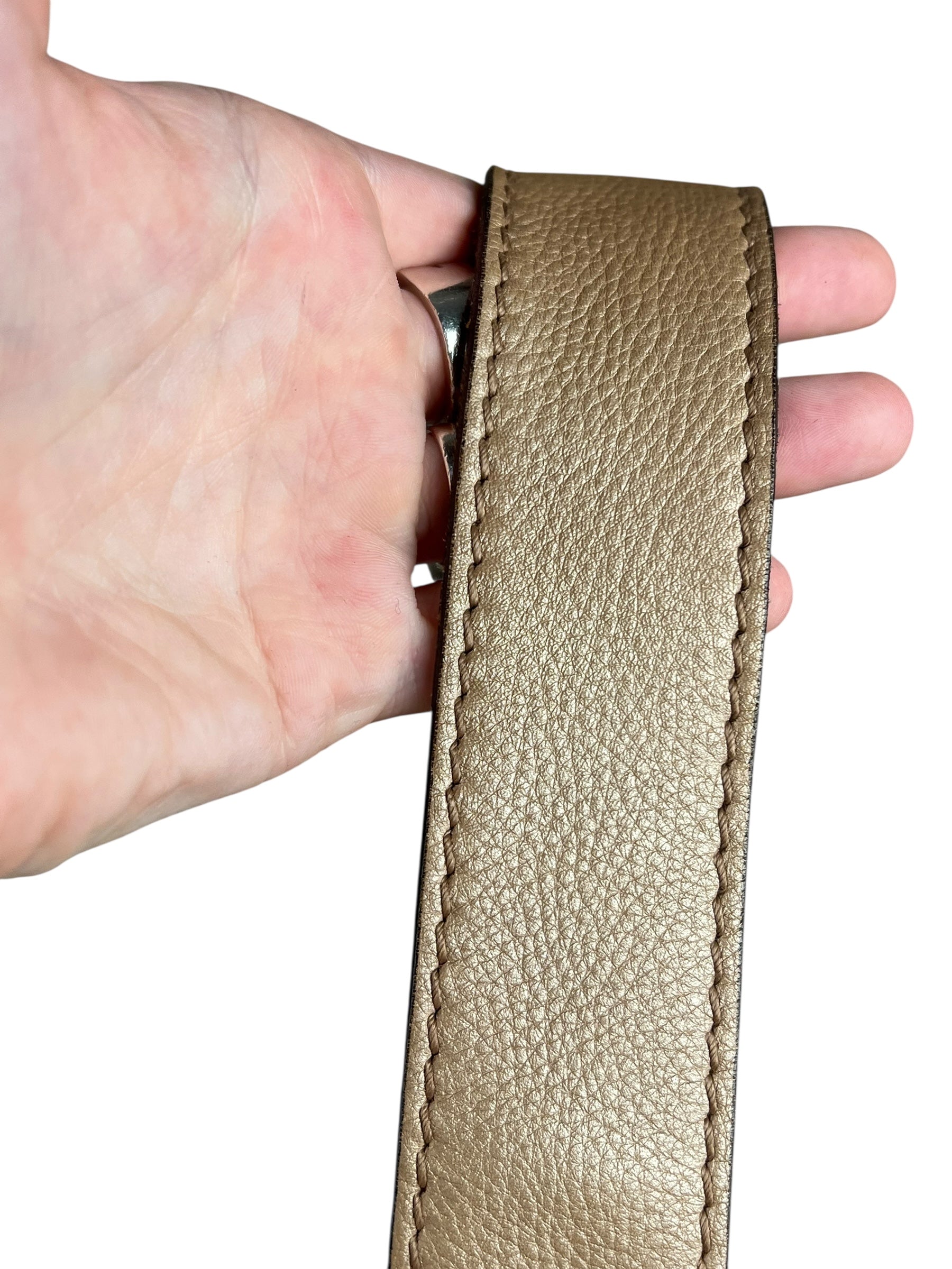 Gucci Metallic Leather Shoulder Bag