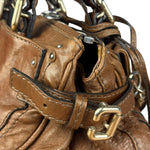 Chloe Vintage Brown Paddington Leather Handbag