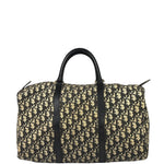 Christian Dior Vintage Black Trotter Boston Bag