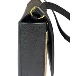Burberry Black Leather Trim House Hampshire Crossbody