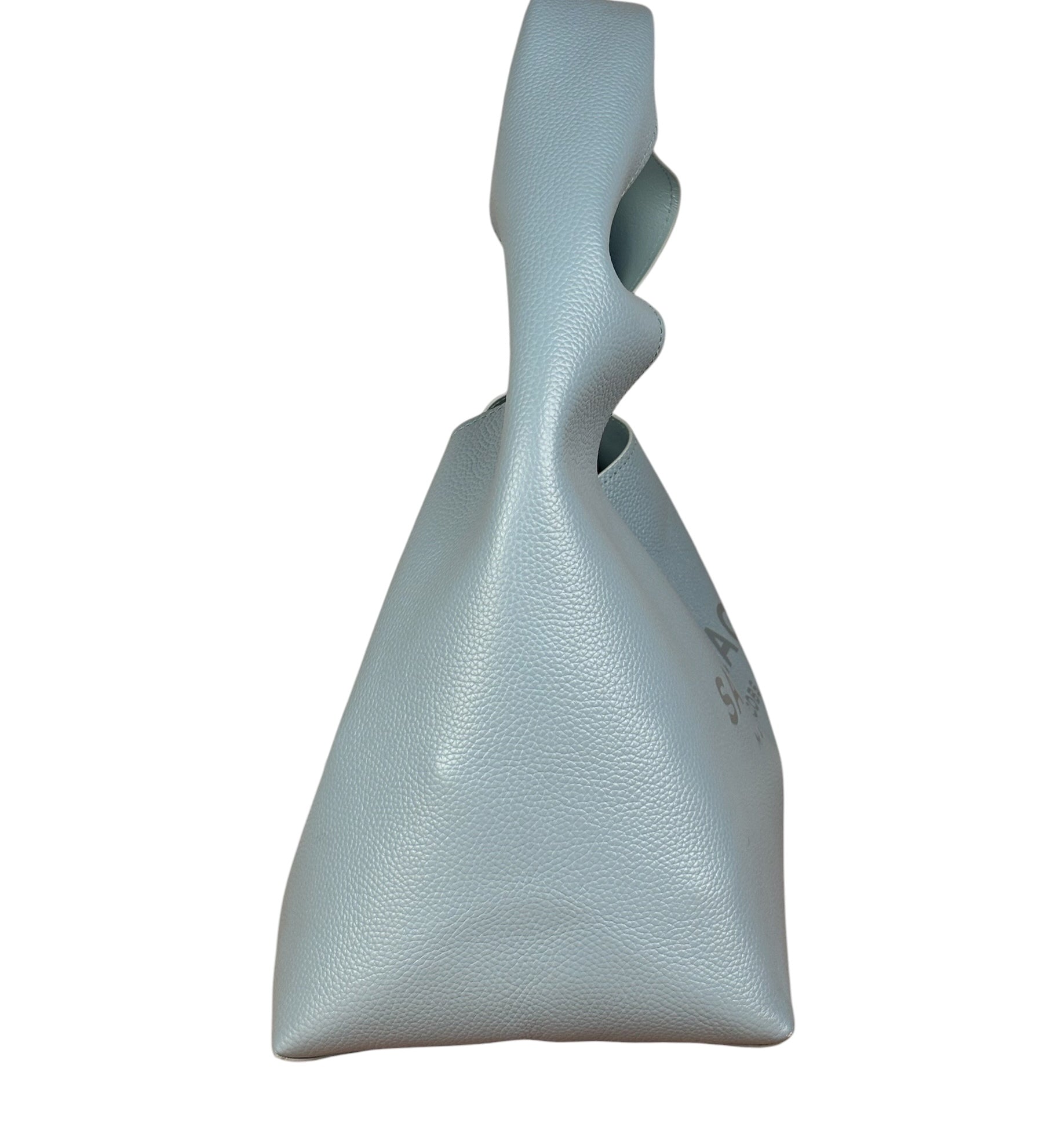 Marc Jacobs Light Blue Pebbled Leather The Sac Bag
