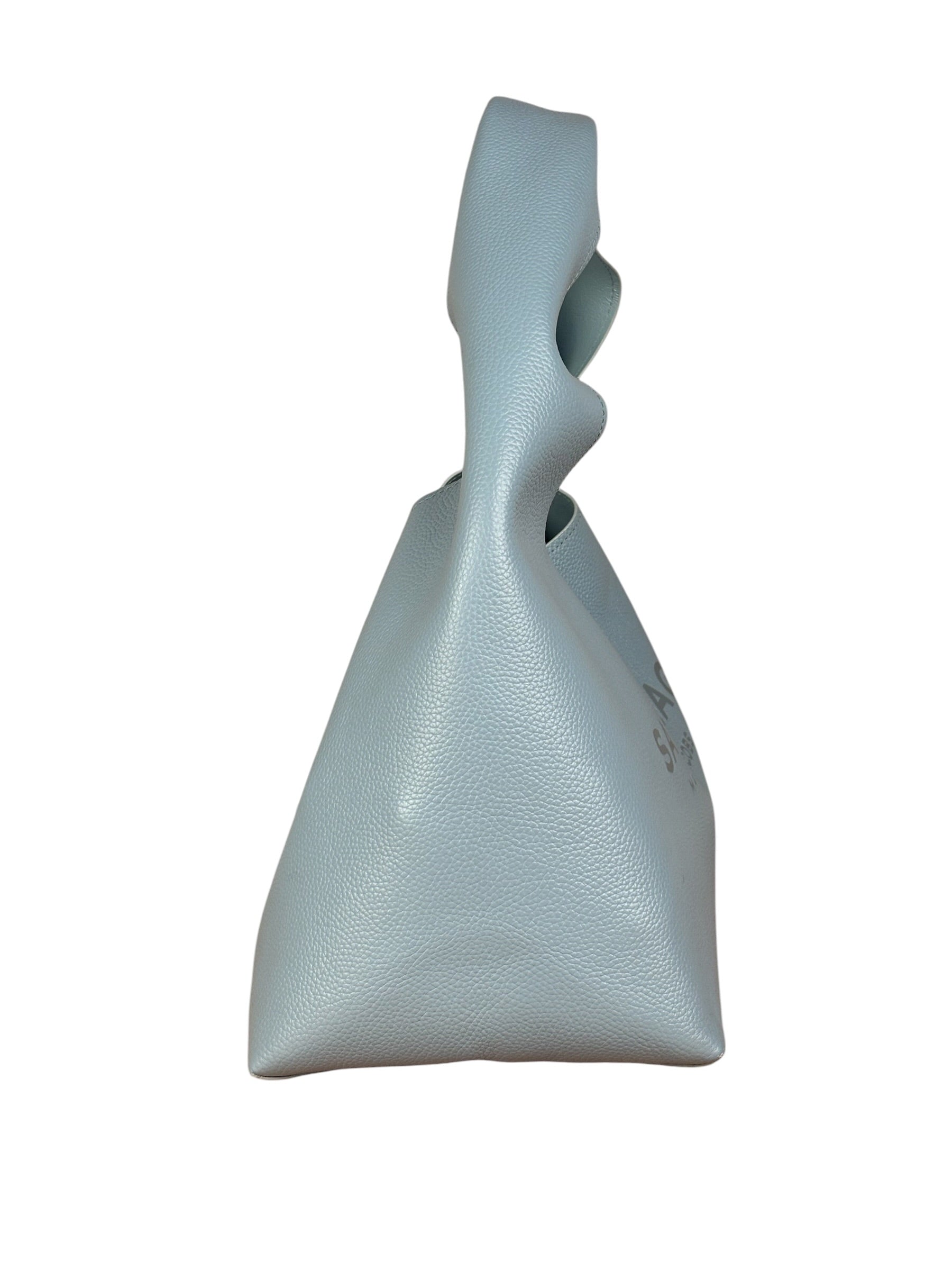 Marc Jacobs Light Blue Pebbled Leather The Sac Bag
