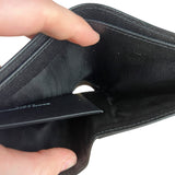 Yves Saint Laurent Leather Bi-Fold Wallet Black