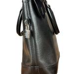Louis Vuittonn Black Epi Lockit Handbag