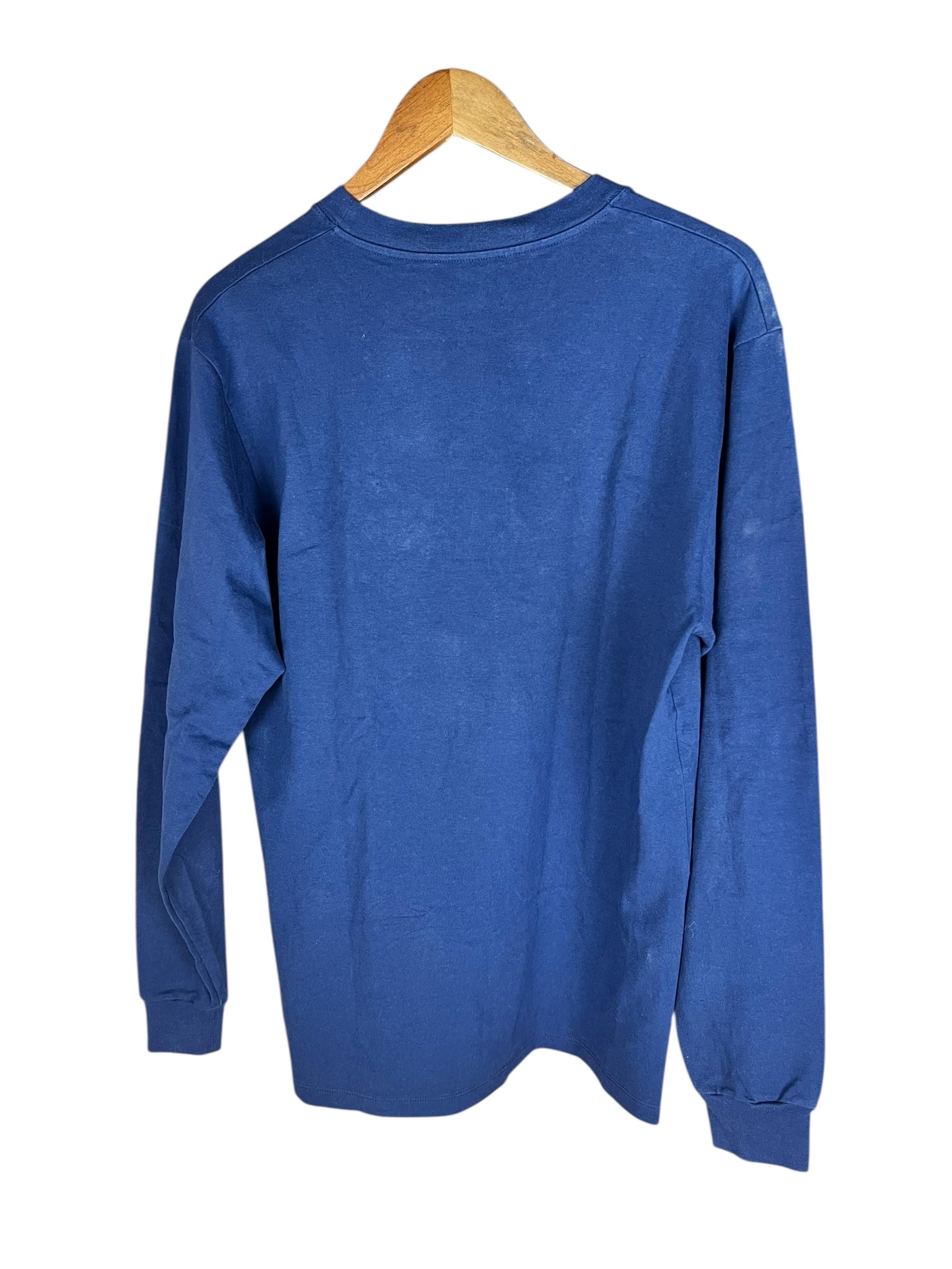 Gucci Navy Tennis Print Long Sleeve Top