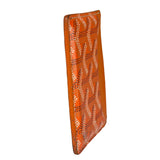 Goyard Orange Leather Saint Sulpice Cardholder