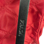Prada Vintage Red Quilted Nylon Pouch MV599