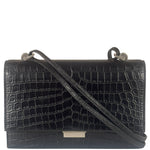 Saint Laurent Black Embossed Babylon Cross Body