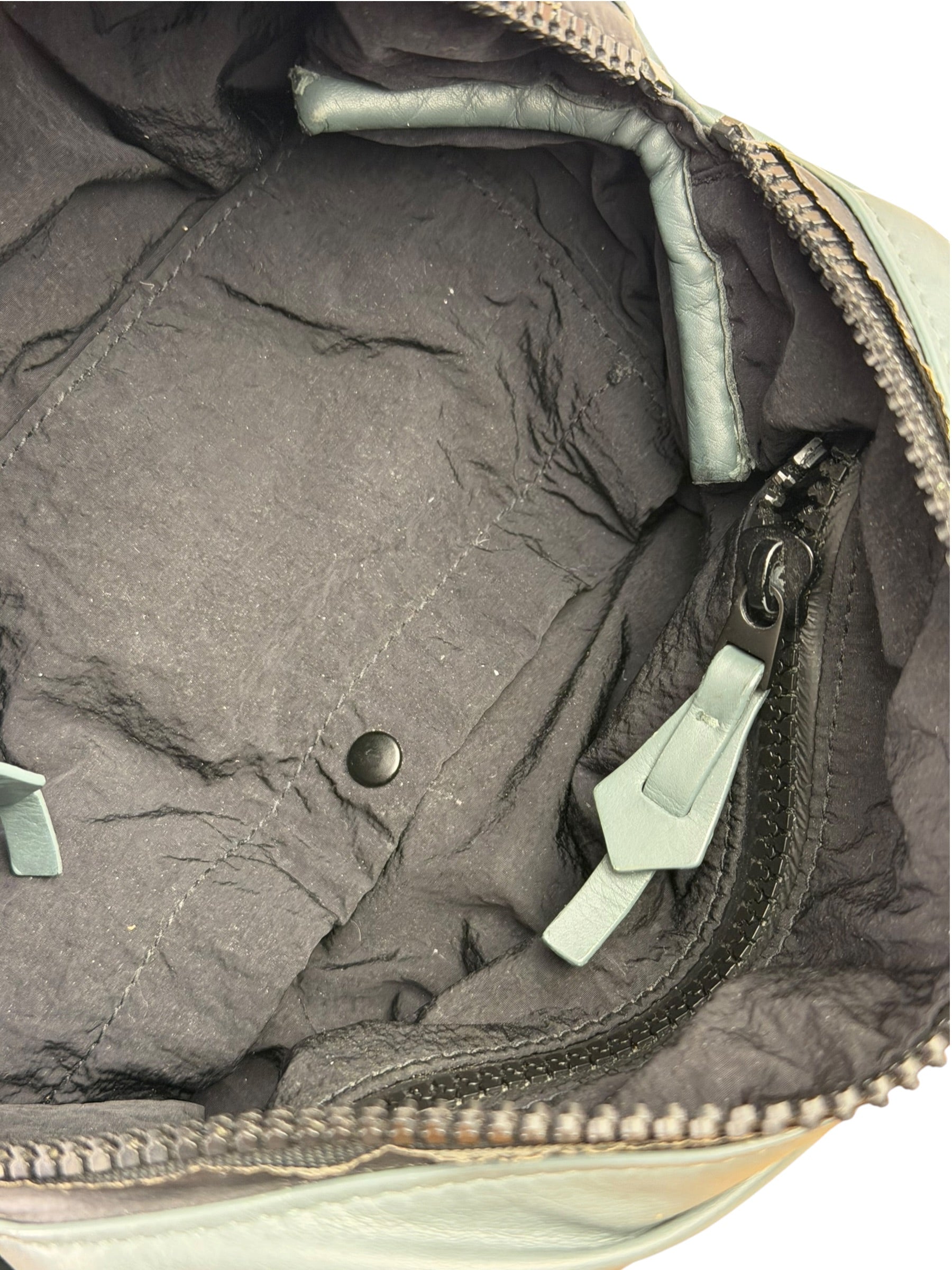Bottega Veneta Grey Leather Pouch