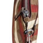 Coach Stripped Signature C Leather Clutch