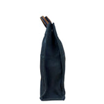 Hermes Vintage Blue/Brown Fourre-Tout Canvas Tote Bag MM