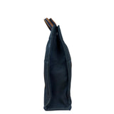 Hermes Vintage Blue/Brown Fourre-Tout Canvas Tote Bag MM