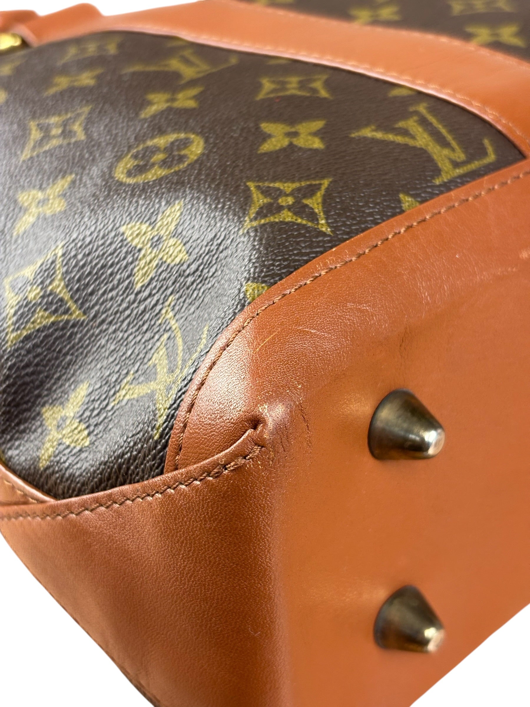 Louis Vuitton Vintage Monogram Sac Weekend Tote Bag MM