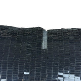 Fendi Vintage Black Sequin Baguette Shoulder Bag