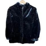 Malvoisie Vintage Black Fur Coat