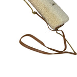 Saint Laurent Shearling/Leather Mini Flap Shoulder Bag