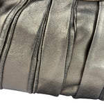Bottega Veneta Metallic Pleated Shoulder Bag
