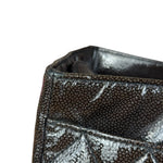 Chanel Black/Grey Textured Patent 2.55 Reissue Chain Tote