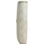 Chanel Beige Leather Trim Matelasse Mini Shoulder Bag 2009