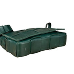 Bottega Veneta Forest Green Intrecciato Cassette Crossbody