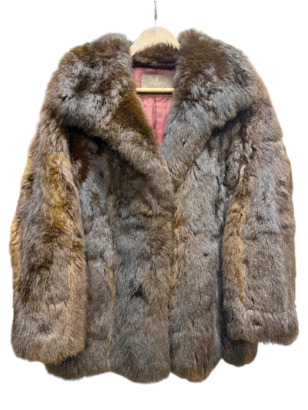 Vintage Rotiny Rich Brown Mink Fur Coat
