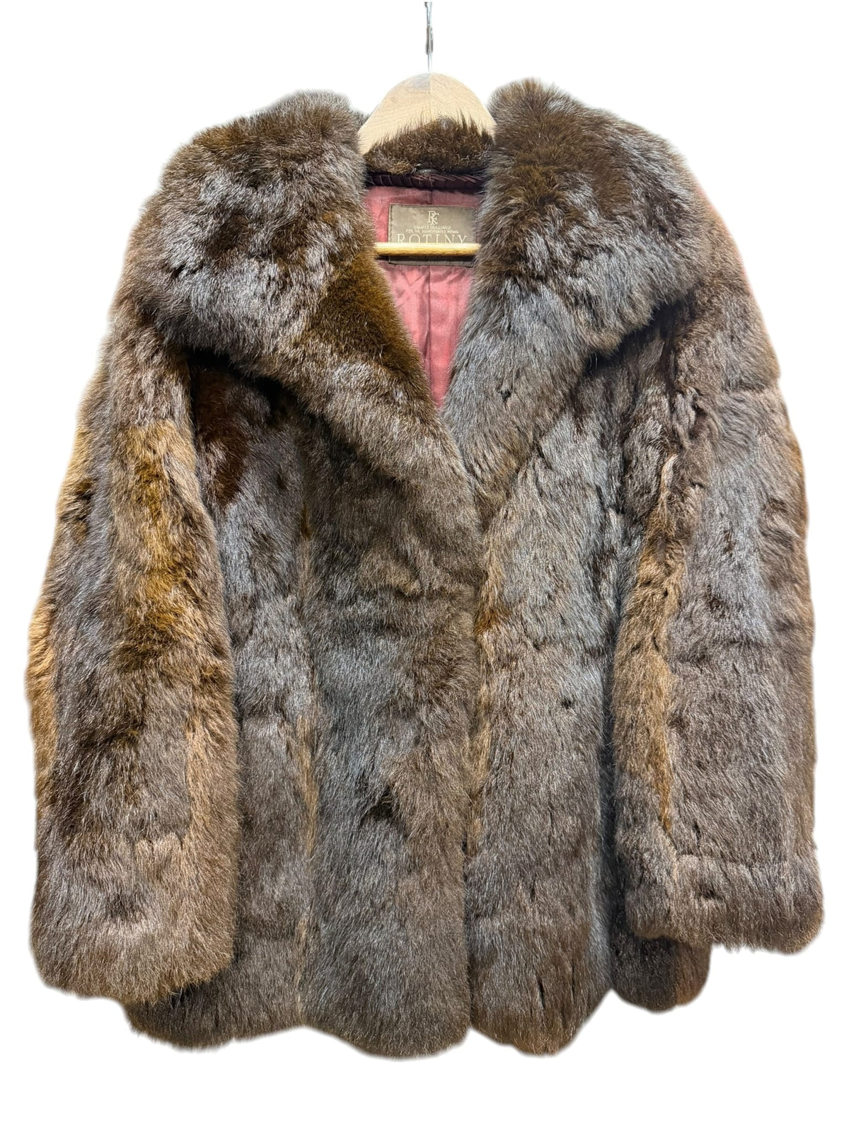 Vintage Rotiny Rich Brown Mink Fur Coat