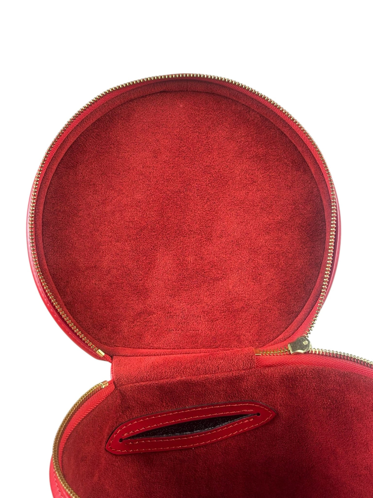 Louis Vuitton Castilian Red Epi Leather Cannes Vanity Bag
