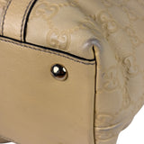 Gucci Yellow Leather GG Abbey Shoulder Bag